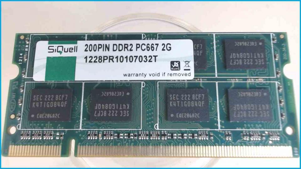 2GB DDR2 Arbeitsspeicher RAM SiQuell 200PIN PC667 HP Compaq 6910P -3