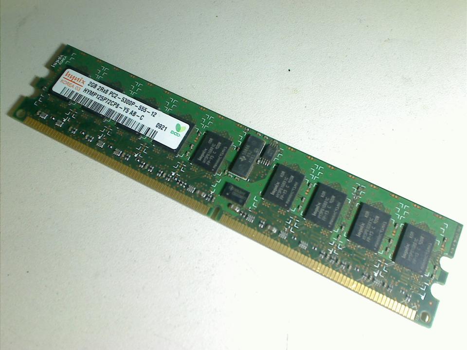 2GB DDR2 Arbeitsspeicher RAM hynix 2Rx8 PC2-5300P-555-12 Server