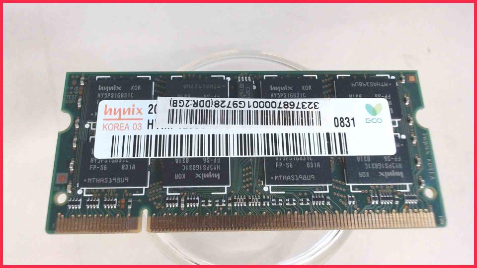 2GB DDR2 Arbeitsspeicher RAM hynix Asus X70Z -3
