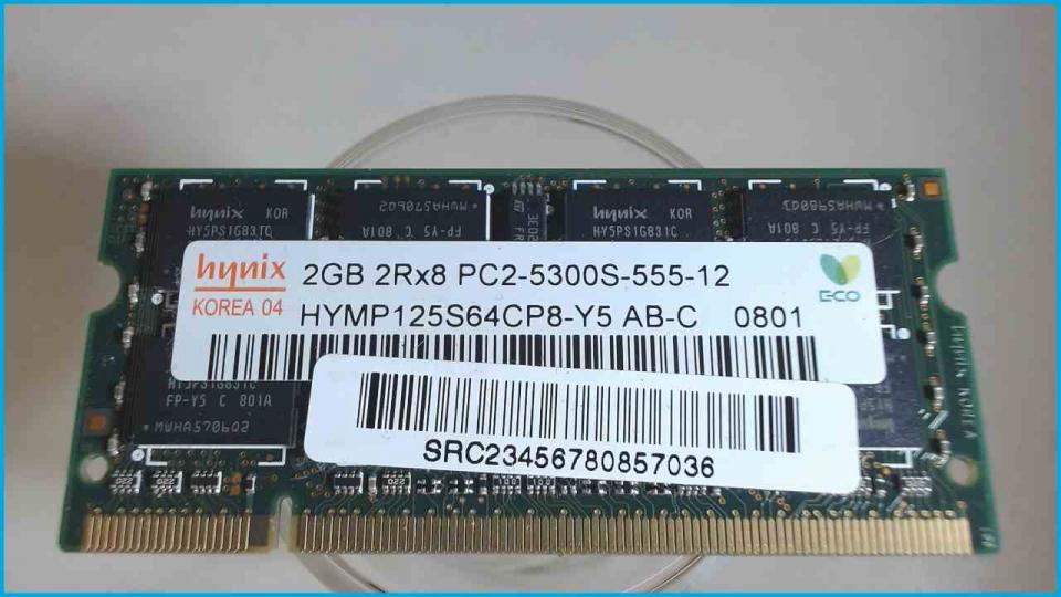 2GB DDR2 Arbeitsspeicher RAM hynix PC2-5300S-555-12 Samsung R41 NP-R41