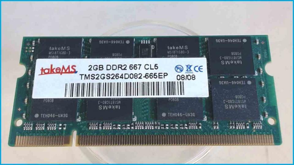 2GB DDR2 Arbeitsspeicher RAM takeMS 667 CL5 SODIMM Terra Mobile 8411 EAA-89