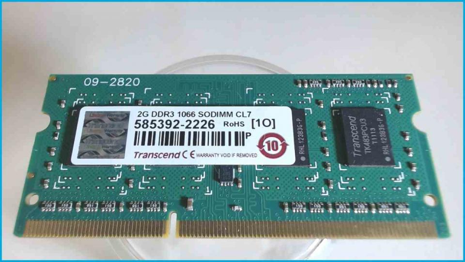 2GB DDR3 Arbeitsspeicher RAM 1066 SODIMM CL7 Packard Bell Easynote P7YS0 LS11HR