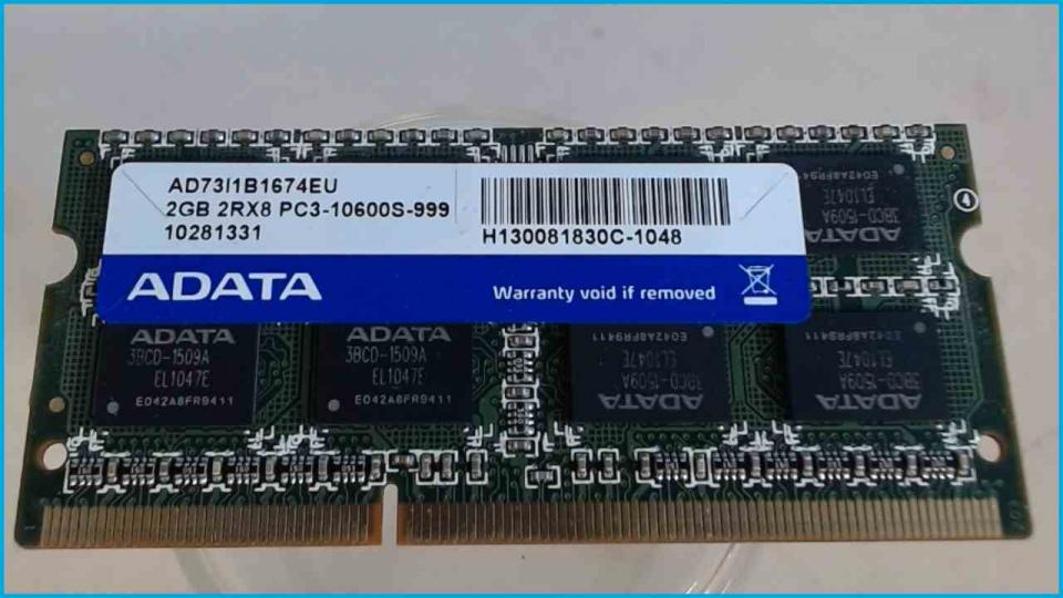 2GB DDR3 Arbeitsspeicher RAM ADATA PC3-10600S-999 Samsung R730 NP-R730
