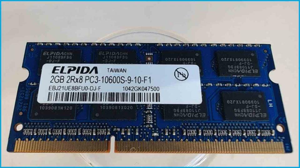 2GB DDR3 Arbeitsspeicher RAM Elpida PC3-10600S-9-10-F1 Asus X7BJ