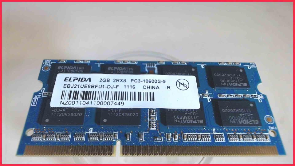 2GB DDR3 Arbeitsspeicher RAM Elpida PC3-10600S-9 HP 635 TPN-F104 -5