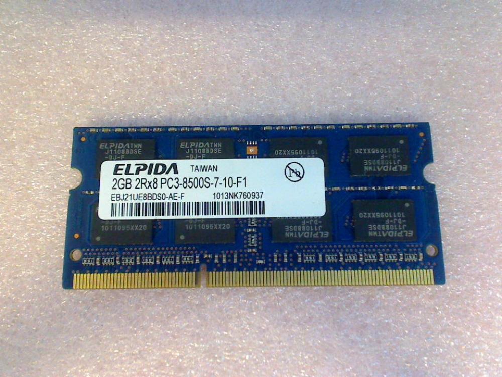 2GB DDR3 Arbeitsspeicher RAM Elpida PC3-8500S Fujitsu Esprimo U9210 S118D