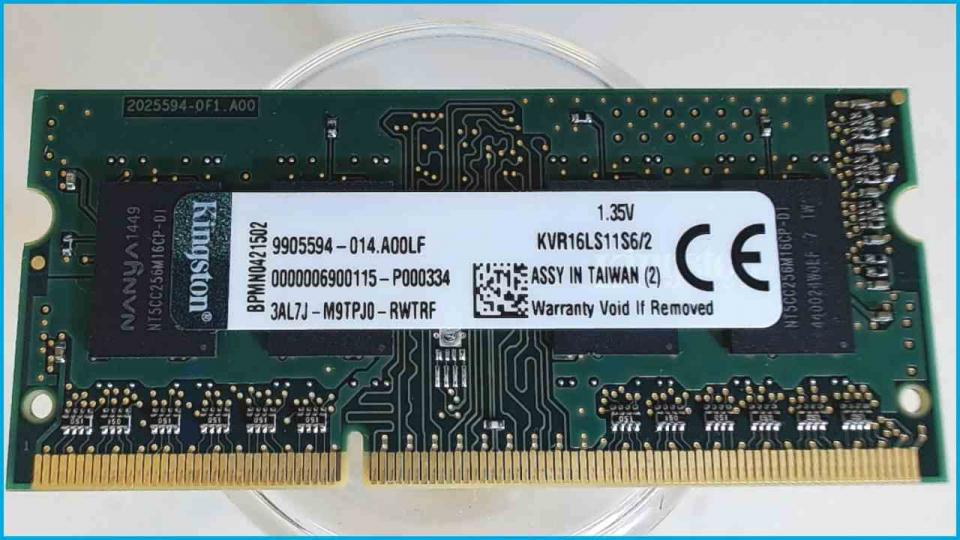 2GB DDR3 Arbeitsspeicher RAM Kingston 1600 1.35V ZE7 DOT-020GE