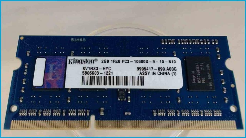 2GB DDR3 Arbeitsspeicher RAM Kingston PC3-10600S-9-10-B10 Samsung P560 NP-P560H