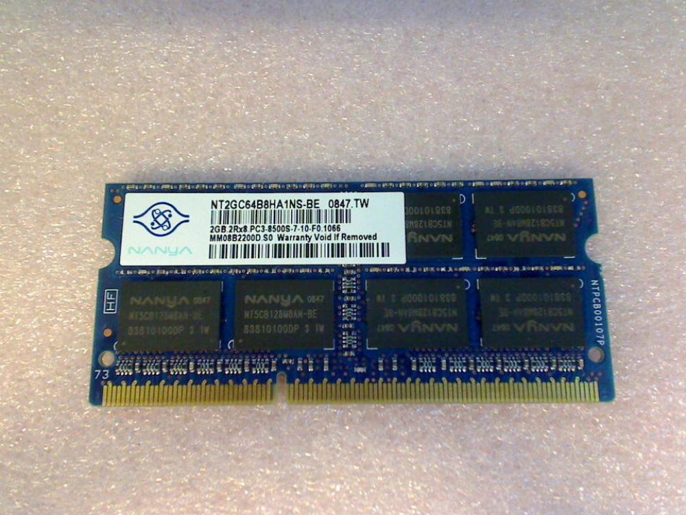 2GB DDR3 Arbeitsspeicher RAM Nanya PC3-8500S Fujitsu Esprimo U9210 S118D
