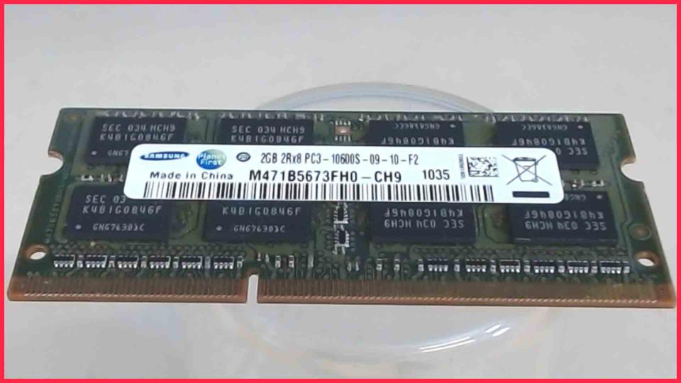 2GB DDR3 Arbeitsspeicher RAM Samsung PC3-10600S-09-10-F2 Acer TravelMate 6594e