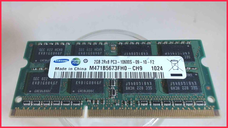 2GB DDR3 Arbeitsspeicher RAM Samsung PC3-10600S-09-10-F2 Aspire E1-530 Z5WE1