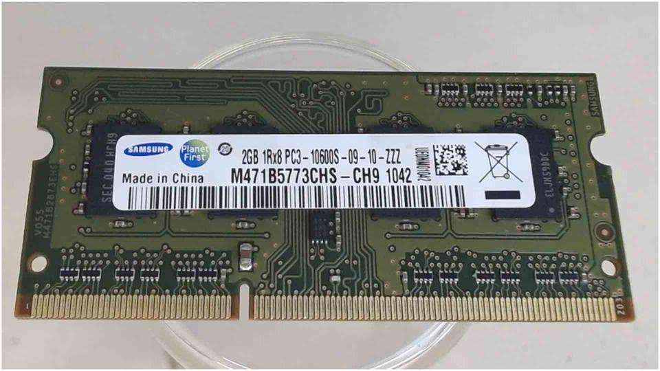 2GB DDR3 Arbeitsspeicher RAM Samsung PC3-10600S-09-10-ZZZ Asus K72D