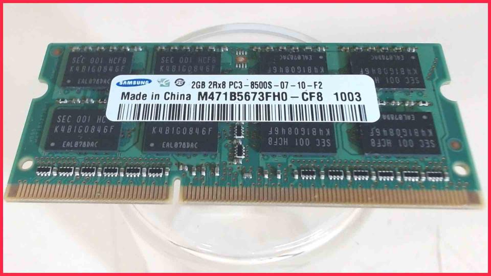 2GB DDR3 Arbeitsspeicher RAM Samsung PC3-8500S-07-10-F2 Dell Inspiron 1564