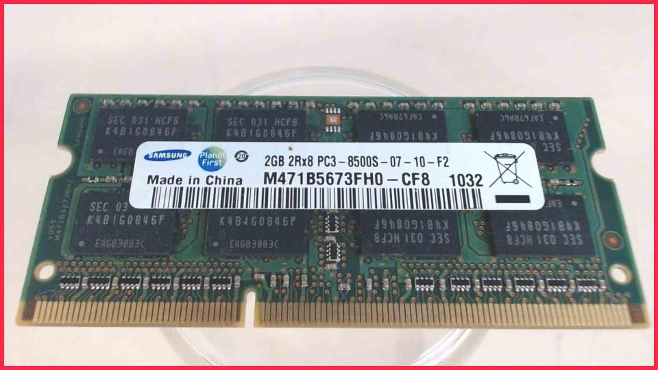 2GB DDR3 Arbeitsspeicher RAM Samsung PC3-8500S-07-10-F2 Lenovo B560 -2