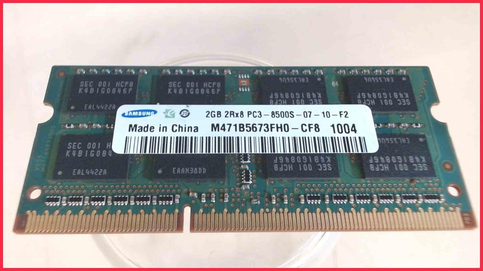 2GB DDR3 Arbeitsspeicher RAM Samsung PC3-8500S-07-10-F2 Lenovo G550 2958 -4