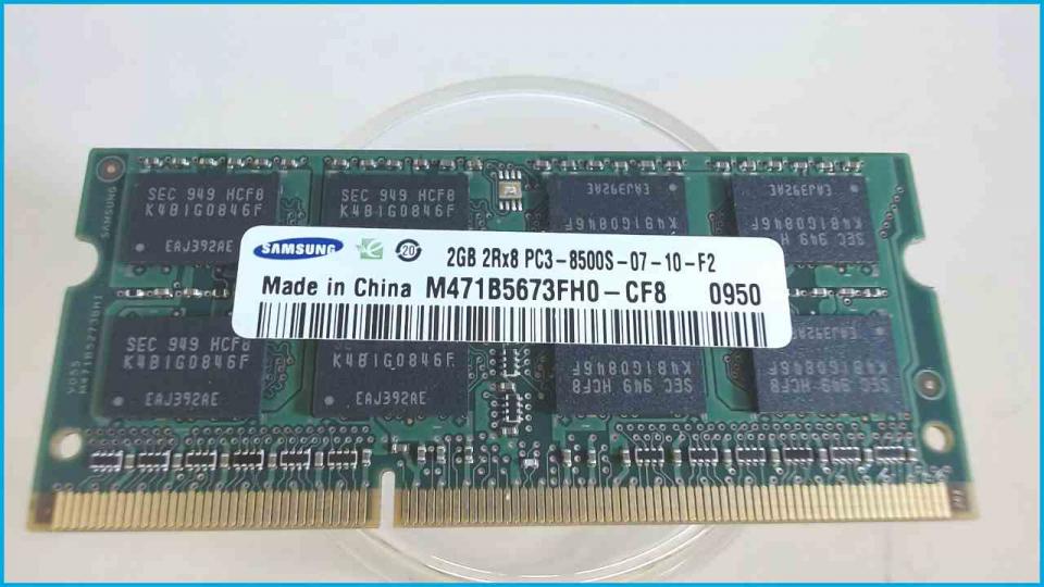 2GB DDR3 Arbeitsspeicher RAM Samsung PC3-8500S-07-10-F2 Lenovo Ideapad S205