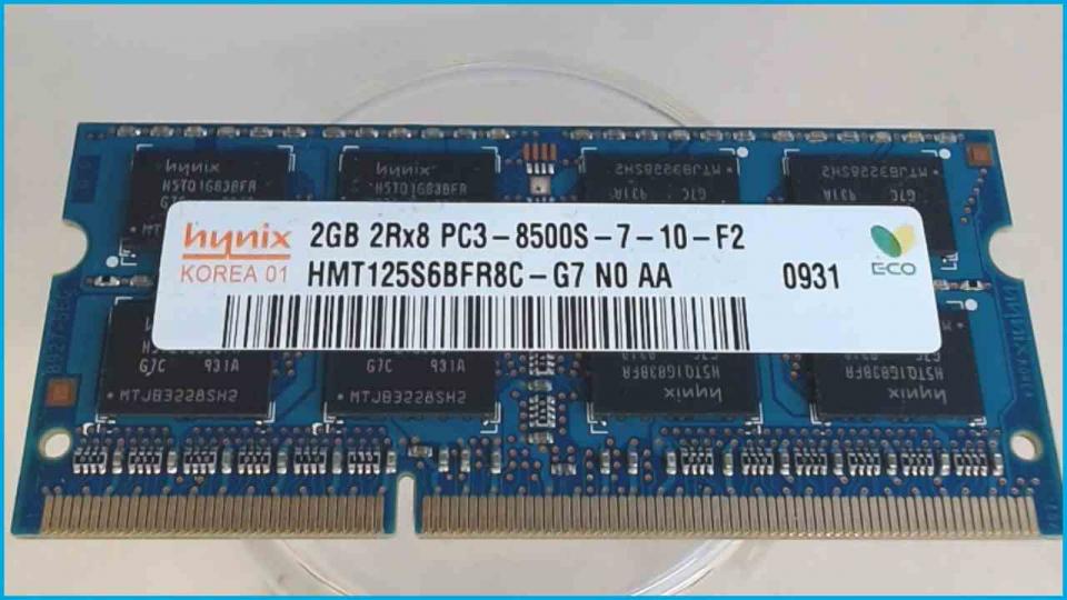 2GB DDR3 Arbeitsspeicher RAM hynix PC3-8500S-7-10-F2 Vaio VPCCW1S1E PCG-61111M