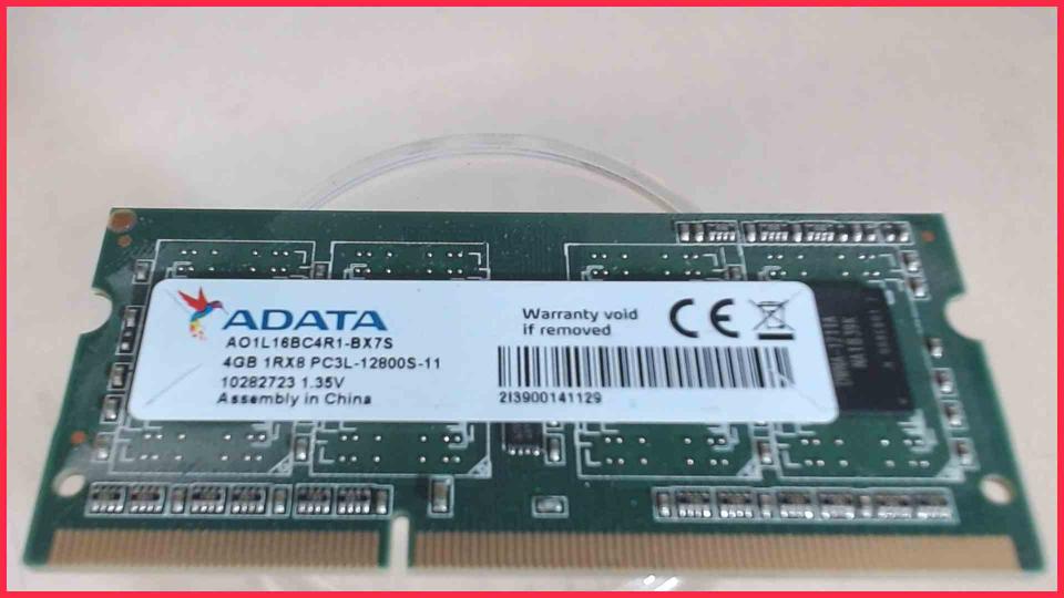 4GB DDR3 Arbeitsspeicher RAM ADATA PC3L-12800S-11 HP 15-bs178ng