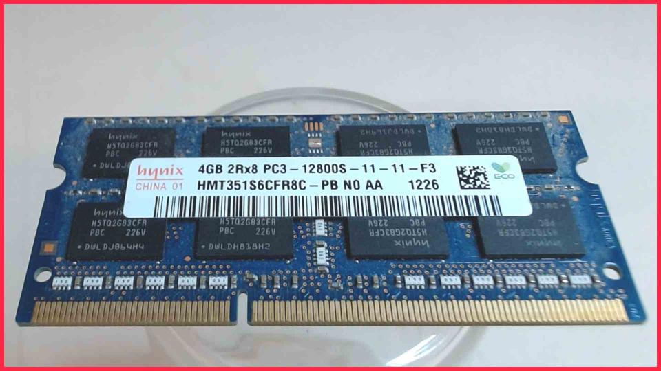 4GB DDR3 Arbeitsspeicher RAM Hynix PC3-12800S-11-11-F3 Toshiba Portege R700-173
