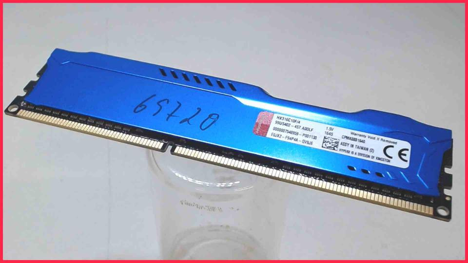4GB DDR3 Arbeitsspeicher RAM HyperX PC3-12800 Packard Bell imedia S2185