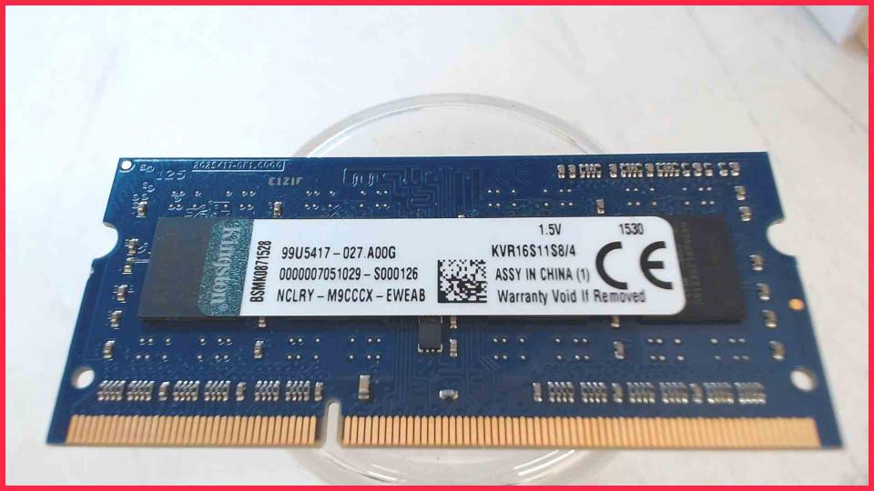 4GB DDR3 Arbeitsspeicher RAM Kingston PC3-12800 Asus X54H -2