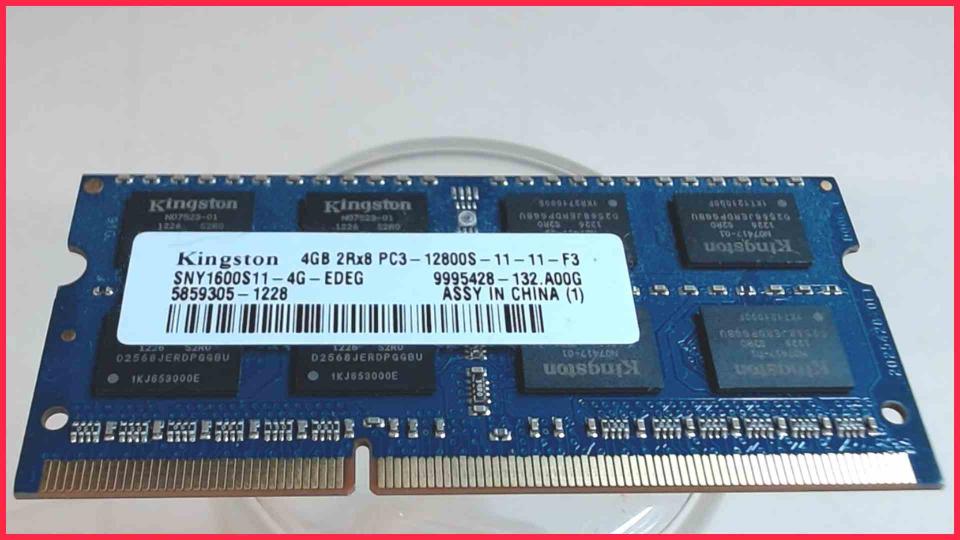 4GB DDR3 Arbeitsspeicher RAM Kingston PC3-12800S Vaio SVE151E11M SVE1512T1ESI