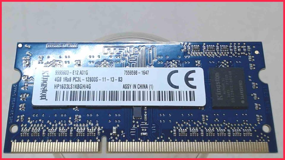 4GB DDR3 Arbeitsspeicher RAM Kingston PC3L-12800S-11-12-B3 HP 250 G5 TPN-C125 -3