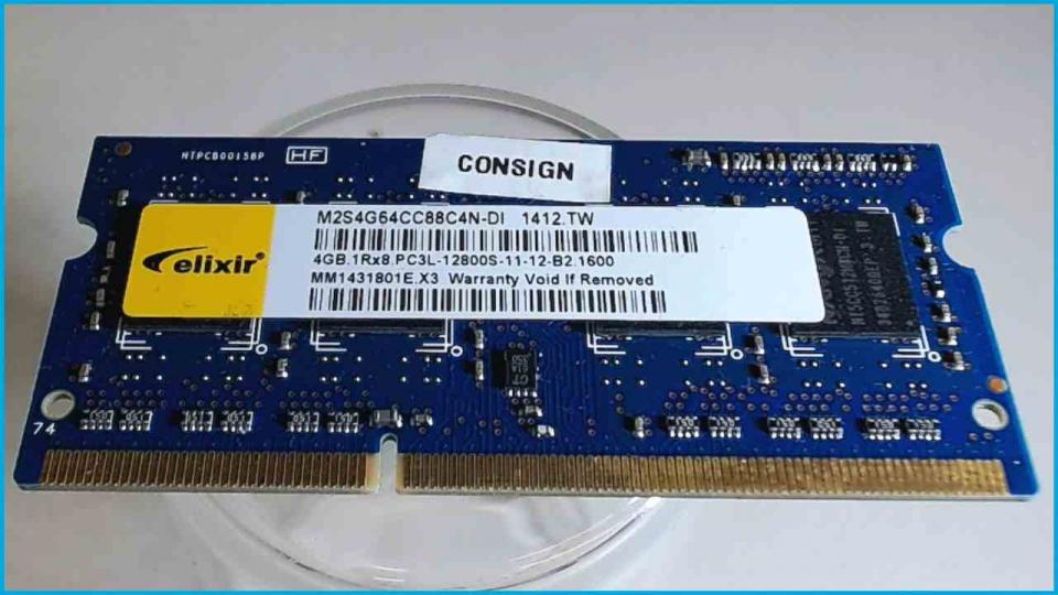 4GB DDR3 Arbeitsspeicher RAM PC3L-12800S-11-12-B2.1600 Terra Mobile 1513 W950TU