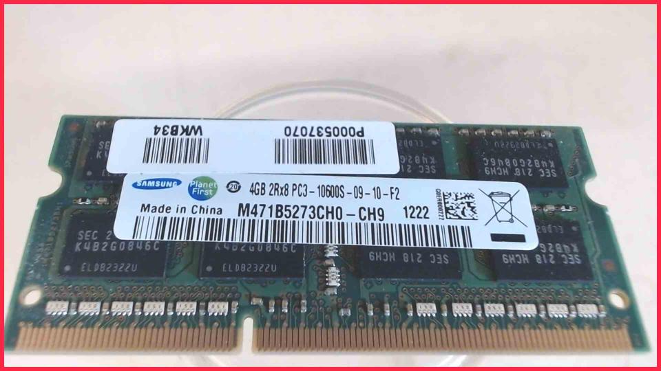4GB DDR3 Arbeitsspeicher RAM Samsung PC3-10600S Toshiba Satellite C855-111