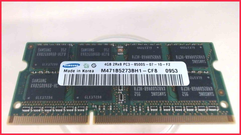 4GB DDR3 Arbeitsspeicher RAM Samsung PC3-8500S-07-10-F2 Acer Aspire 8942G