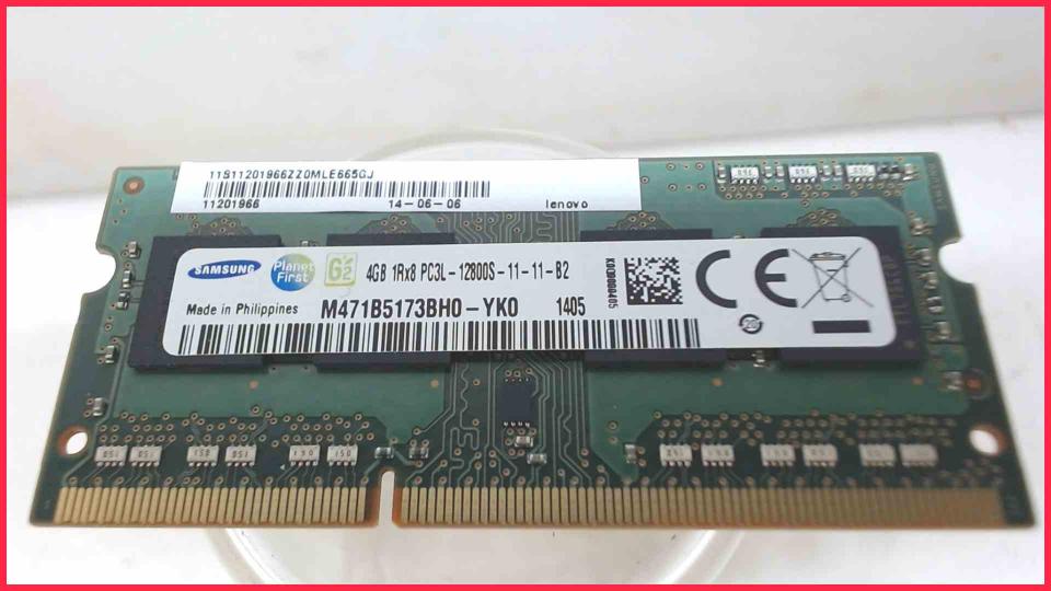 4GB DDR3 Arbeitsspeicher RAM Samsung PC3L-12800S-11-11-B2 Lenovo G710 20252 i5