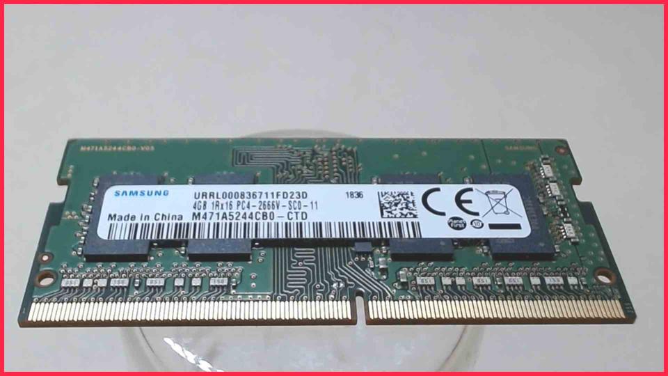 4GB DDR4 Arbeitsspeicher RAM Samsung PC4-2666V-SC0-11 ideapad 330-17IKB