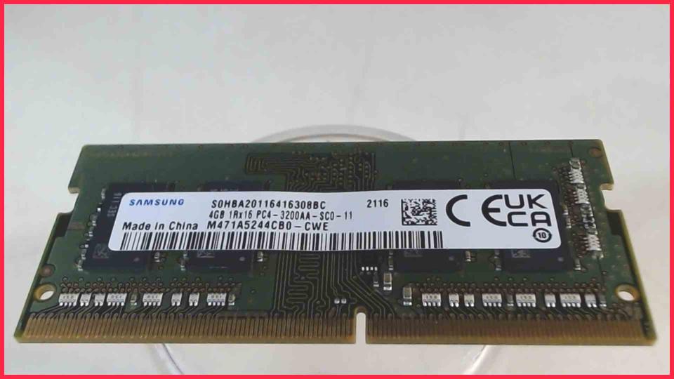 4GB DDR4 Arbeitsspeicher RAM Samsung PC4-3200AA-SC0-11 Lenovo Ideapad 3 15ITL05