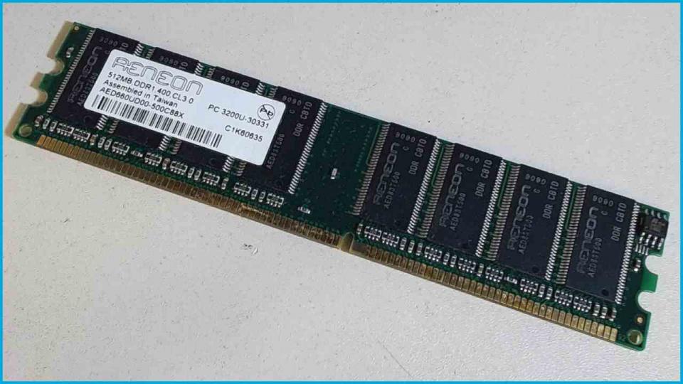 512MB DDR Memory RAM DDR1 400 PC3200U-30331 Aeneon AED660UD00-500C88X