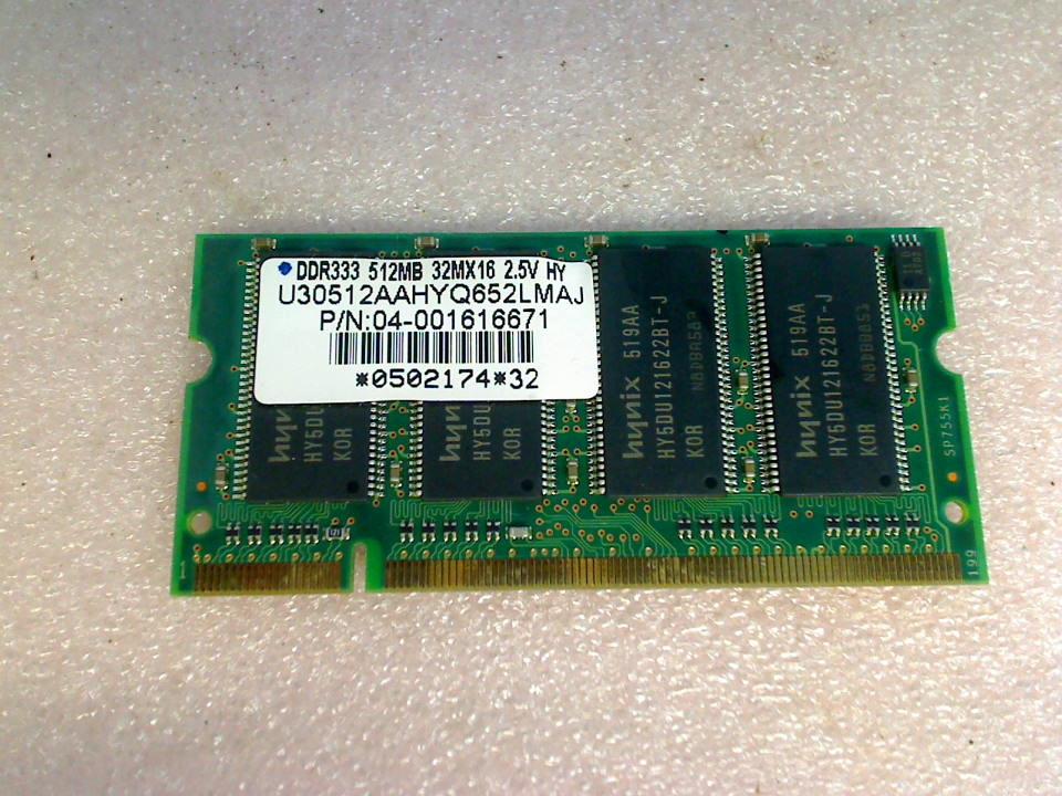 512MB DDR Arbeitsspeicher RAM DDR333 32MX16 2.5V HY Asus A3E-8032P
