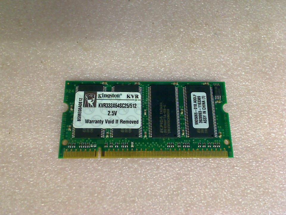 512MB DDR Arbeitsspeicher RAM Kingston PC2700S Acer Aspire 1500 MS2143