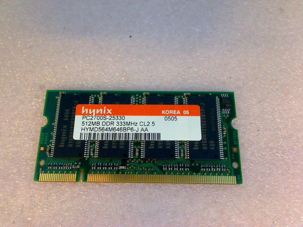 512MB DDR Arbeitsspeicher RAM PC2700S-25330 Hynix Sony VGN-FS195VP PCG-791M