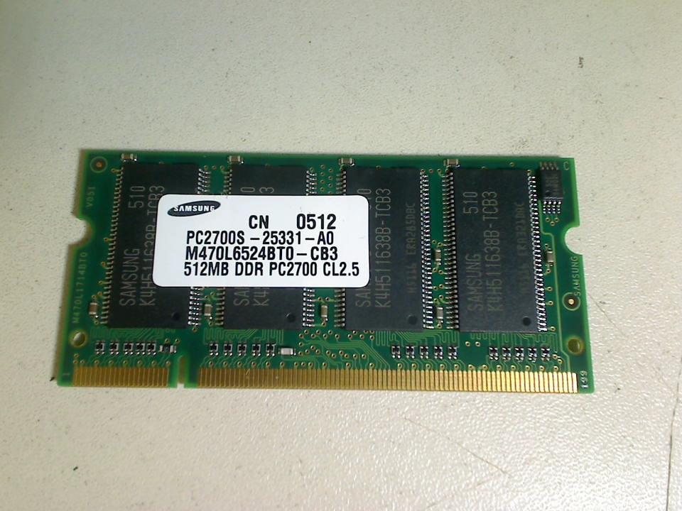 512MB DDR Arbeitsspeicher RAM PC2700S-25331-A0 IBM ThinkPad R50e 1834-J8G