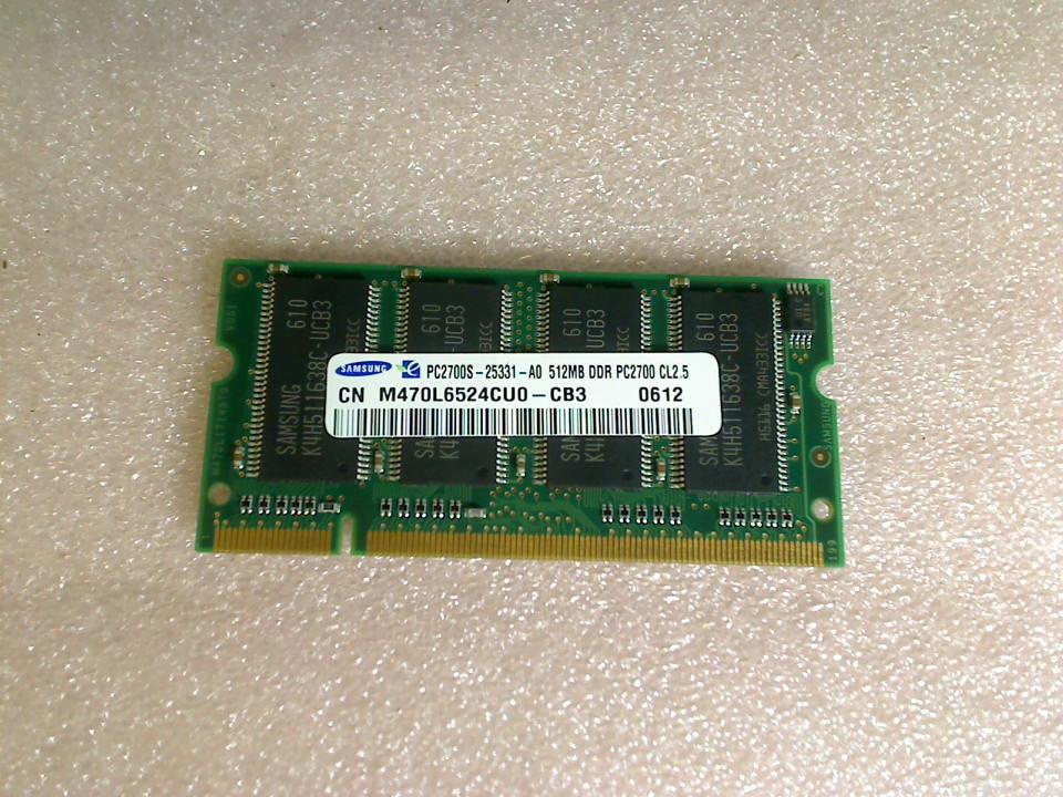 512MB DDR Arbeitsspeicher RAM Samsung PC2700S-25331-A0 Sony VGN-A115B PCG-8Q8M