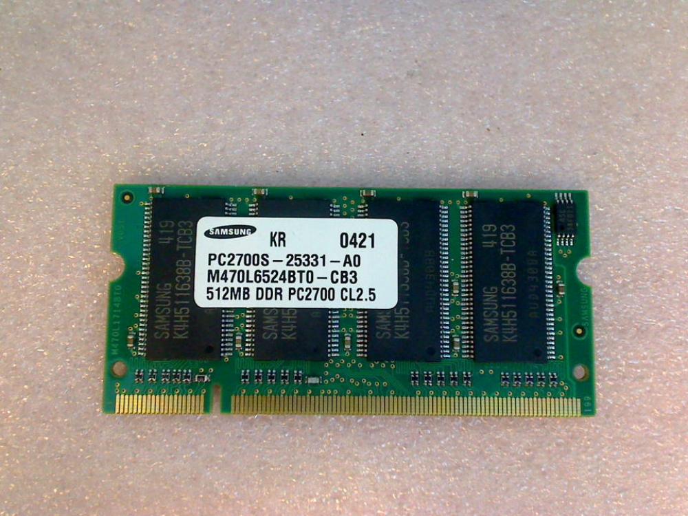 512MB DDR Arbeitsspeicher RAM Samsung PC2700S HP Compaq nx7010 PP2080 -1