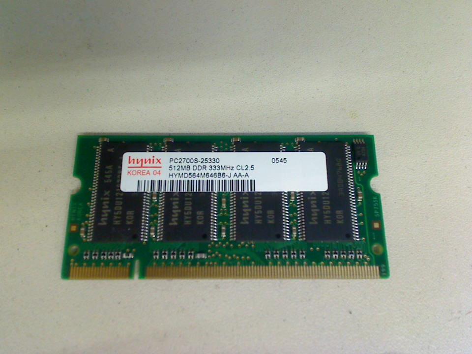 512MB DDR Arbeitsspeicher RAM hynix PC2700S-2530 333MHz Fujitsu A1667EX
