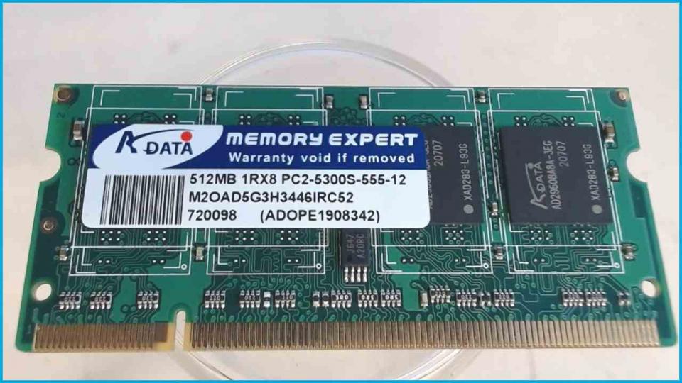 512MB DDR2 Arbeitsspeicher RAM A-Data PC2-5300S-555-12 HP dv9000 dv9275ea