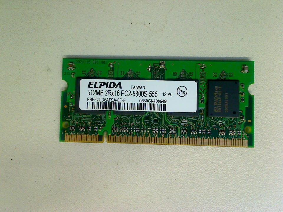 512MB DDR2 Arbeitsspeicher RAM Elpida PC2-5300S-555 IBM ThinkPad R60 9456