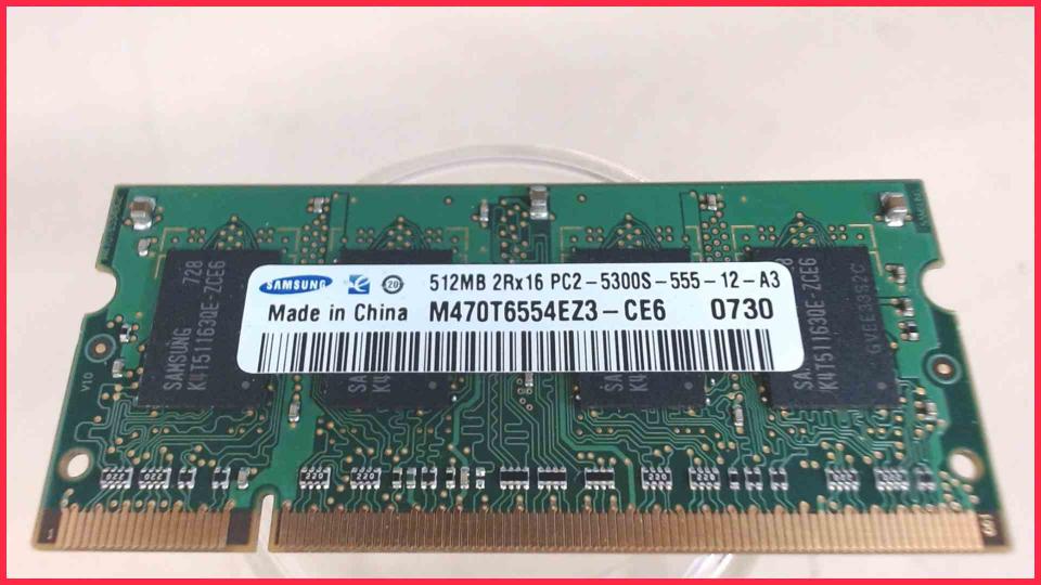512MB DDR2 Arbeitsspeicher RAM Samsung PC2-5300S-555-12-A3 Aspire 7736ZG MS2279