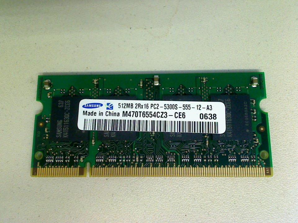 512MB DDR2 Arbeitsspeicher RAM Samsung PC2-5300S-555-12-A3 IBM ThinkPad R60 9456