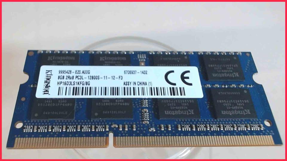 8GB DDR3 Arbeitsspeicher RAM Kingston PC3L-12800S-11-12-F3 HP 15-g051ng