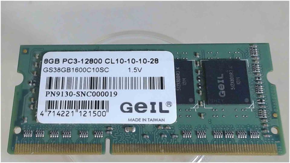 8GB DDR3 Arbeitsspeicher RAM PC3-12800 CL10-10-10-2B Lenovo G550 2958 -3
