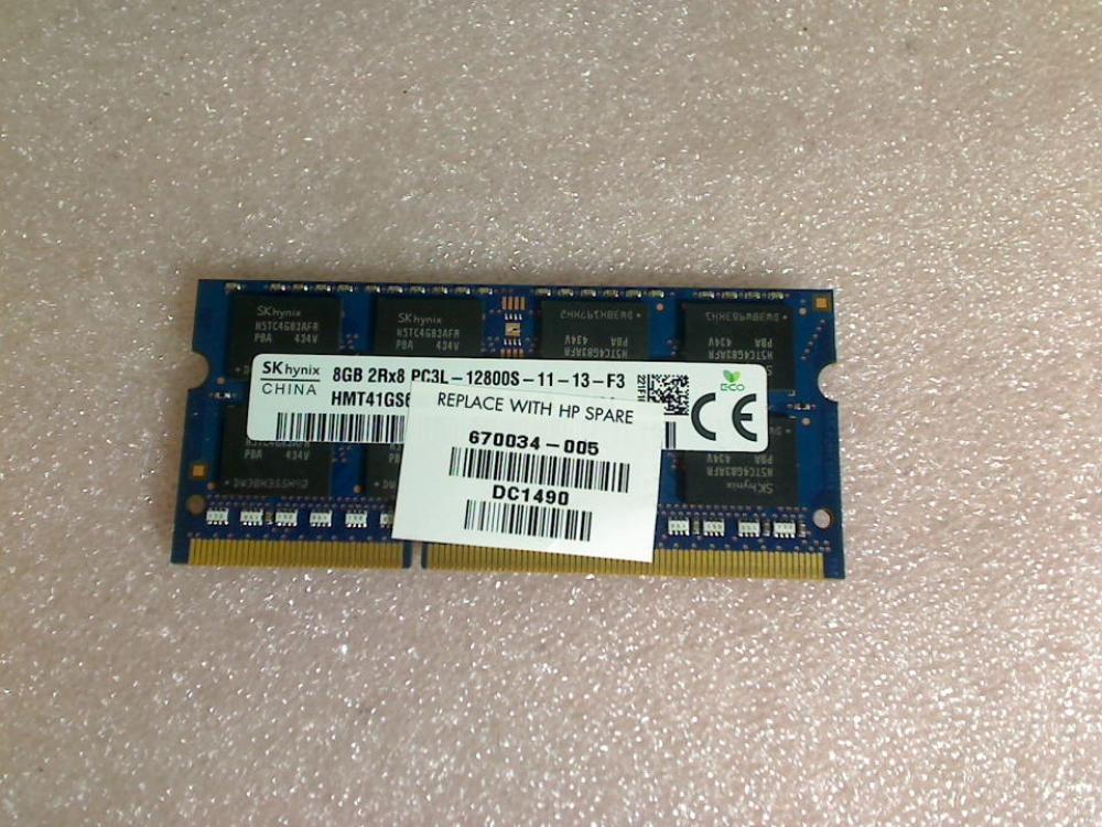 8GB DDR3 Arbeitsspeicher RAM PC3L-12800S SK hynix HP 17-f105ng