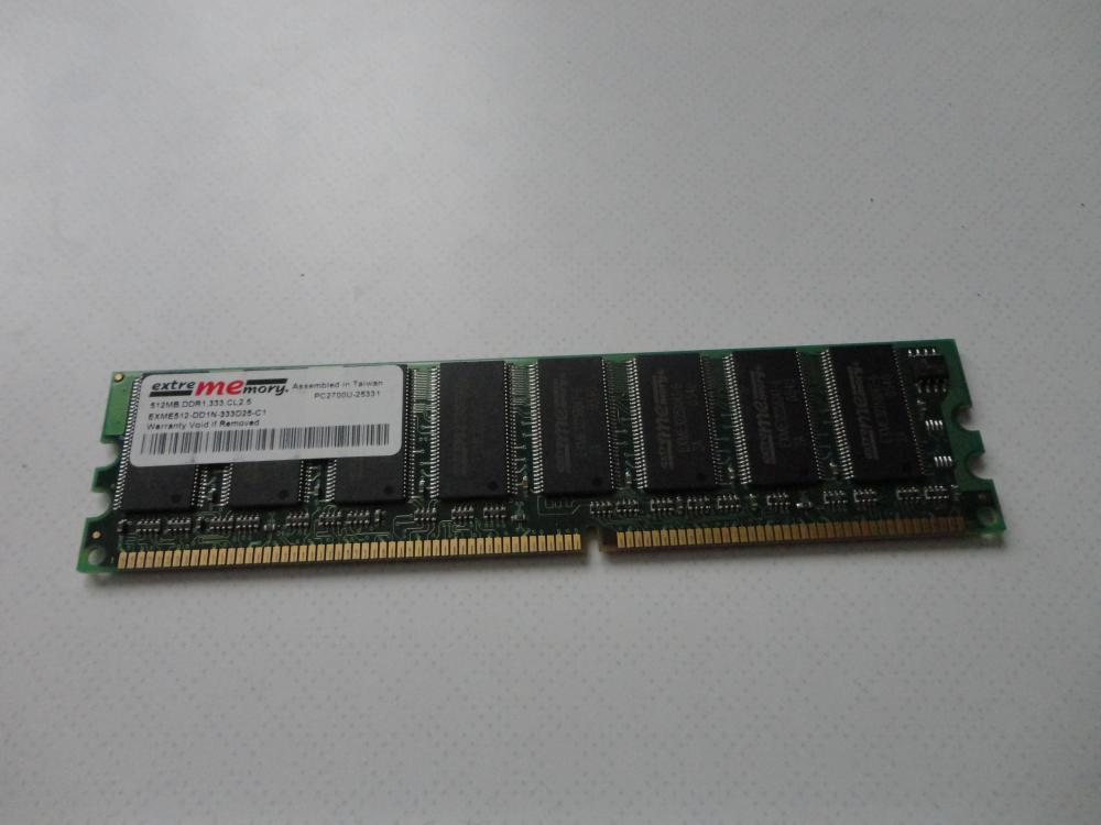 ARBEITSSPEICHER RAM DDR1 333MHZ CL2,5 Acer EXTREMEMORY PC2700U 512MB