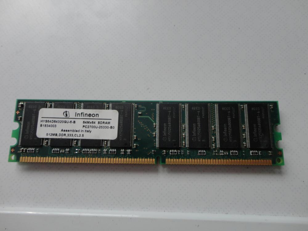 ARBEITSSPEICHER RAM DDR1 Acer Infineon PC2700U 512MB
